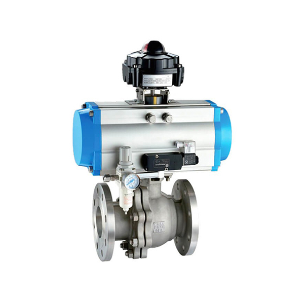 Pneumatic Operated On Off Ball Valve With Actuator