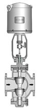 ZDLN型電子式電動雙座調(diào)節(jié)閥結(jié)構(gòu)圖