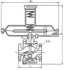 ZZVP自力式微壓調(diào)節(jié)閥結(jié)構(gòu)圖