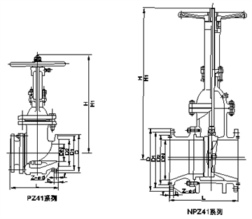 排渣法蘭閘閥